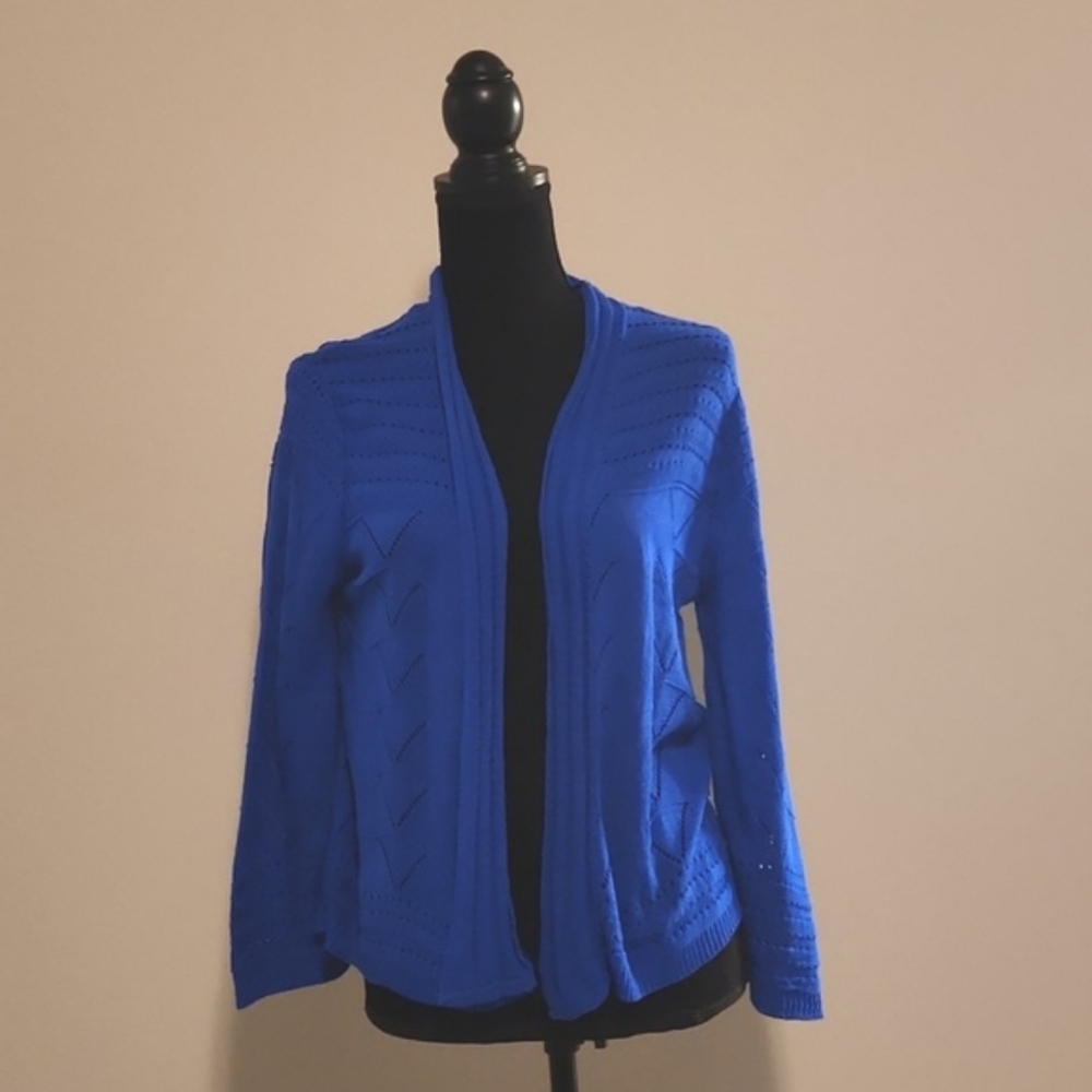 Sweaterworks Blue Cardigan - Picture 1 of 4